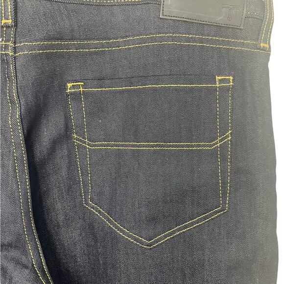 NWOT TRIARCHY Slim Straight Blue Button Fly Jeans Sustainable Men’s Size 40X34 - Picture 5 of 13